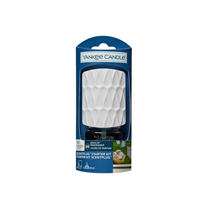 Yankee Candle Scent Plug Starter Kit - Organic - Clean Cotton